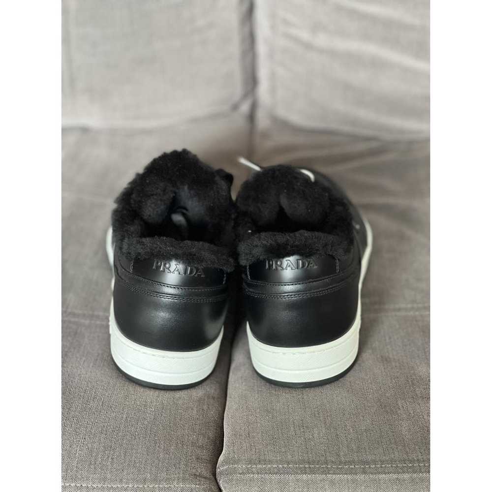 Prada Leather low trainers - image 5