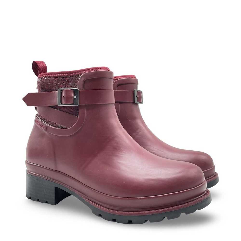 Muck Liberty Burgundy Neoprene Rubber Waterproof … - image 2