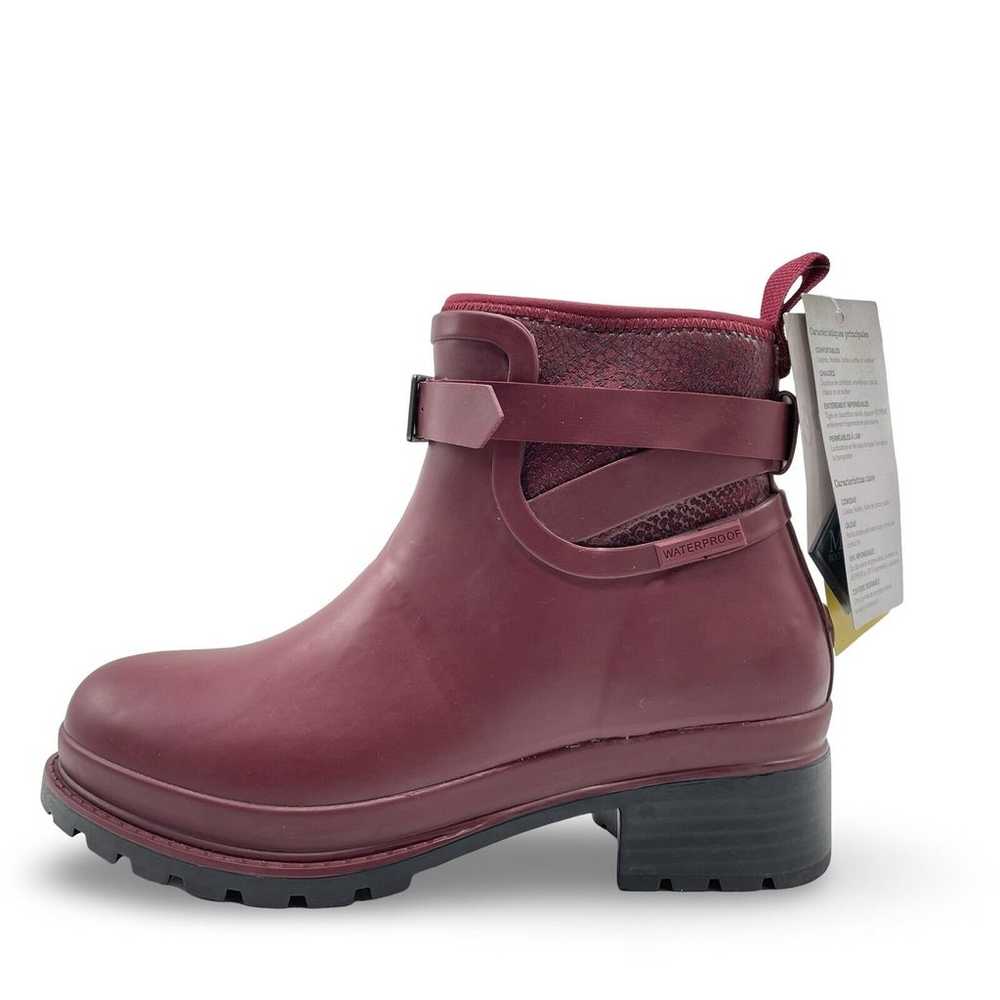 Muck Liberty Burgundy Neoprene Rubber Waterproof … - image 3