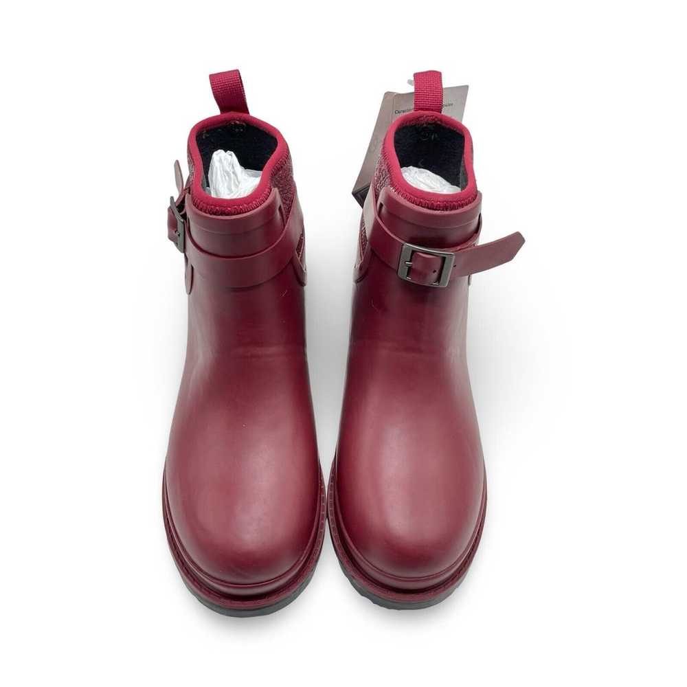 Muck Liberty Burgundy Neoprene Rubber Waterproof … - image 5