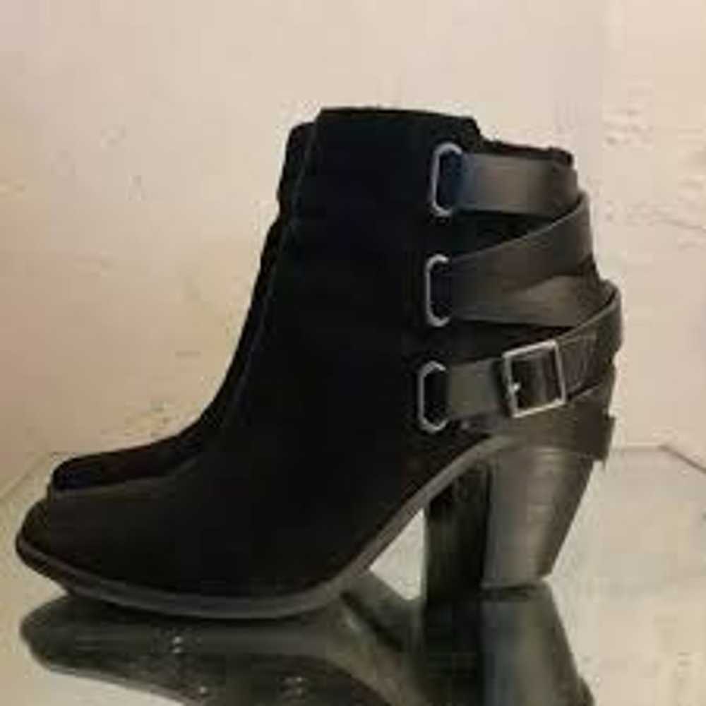 Dolce Vita Black Suede Buckle Straps Boot 9 Whims… - image 1