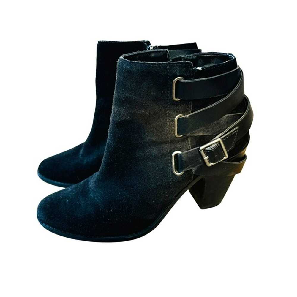 Dolce Vita Black Suede Buckle Straps Boot 9 Whims… - image 2