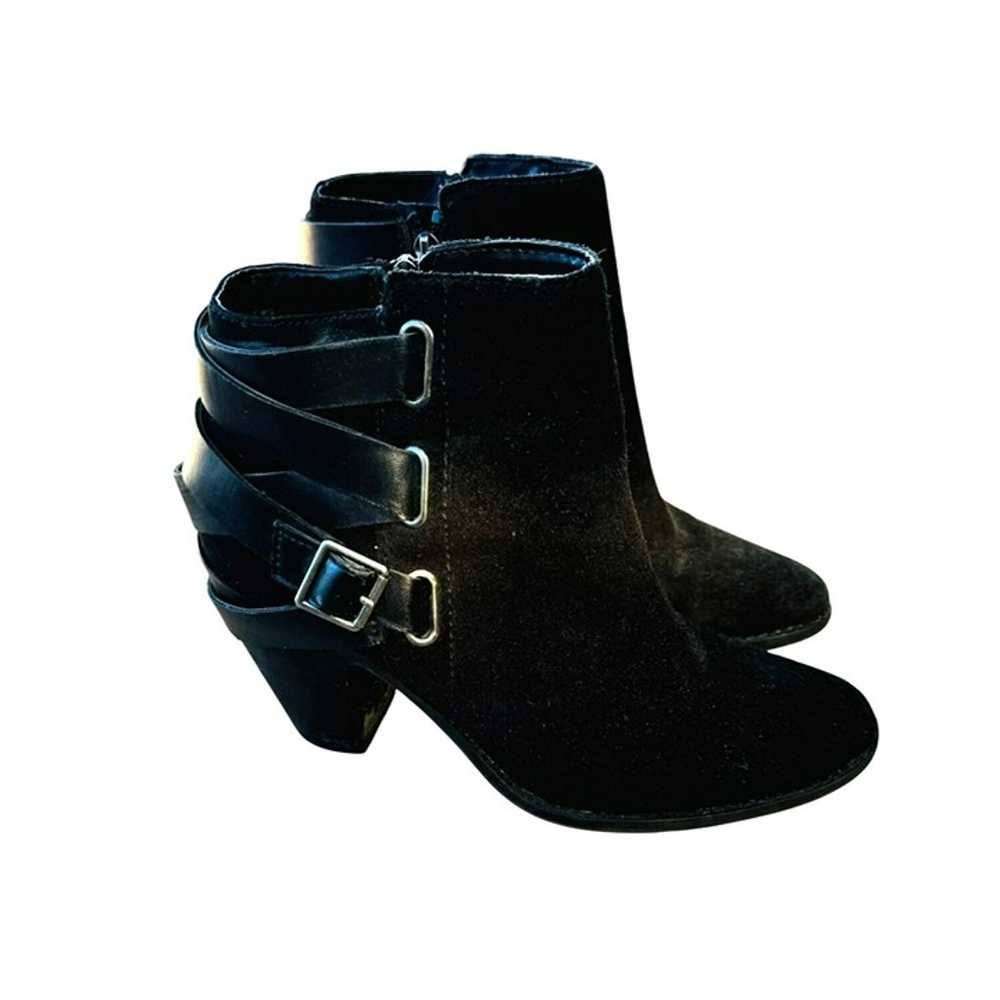 Dolce Vita Black Suede Buckle Straps Boot 9 Whims… - image 3