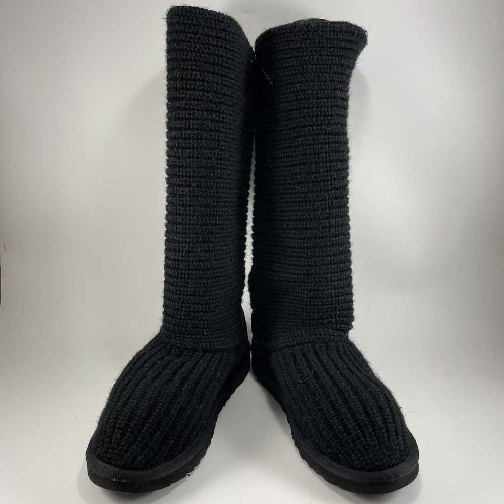 UGG Australia Black Classic Cardy Knit Tall Sweat… - image 2