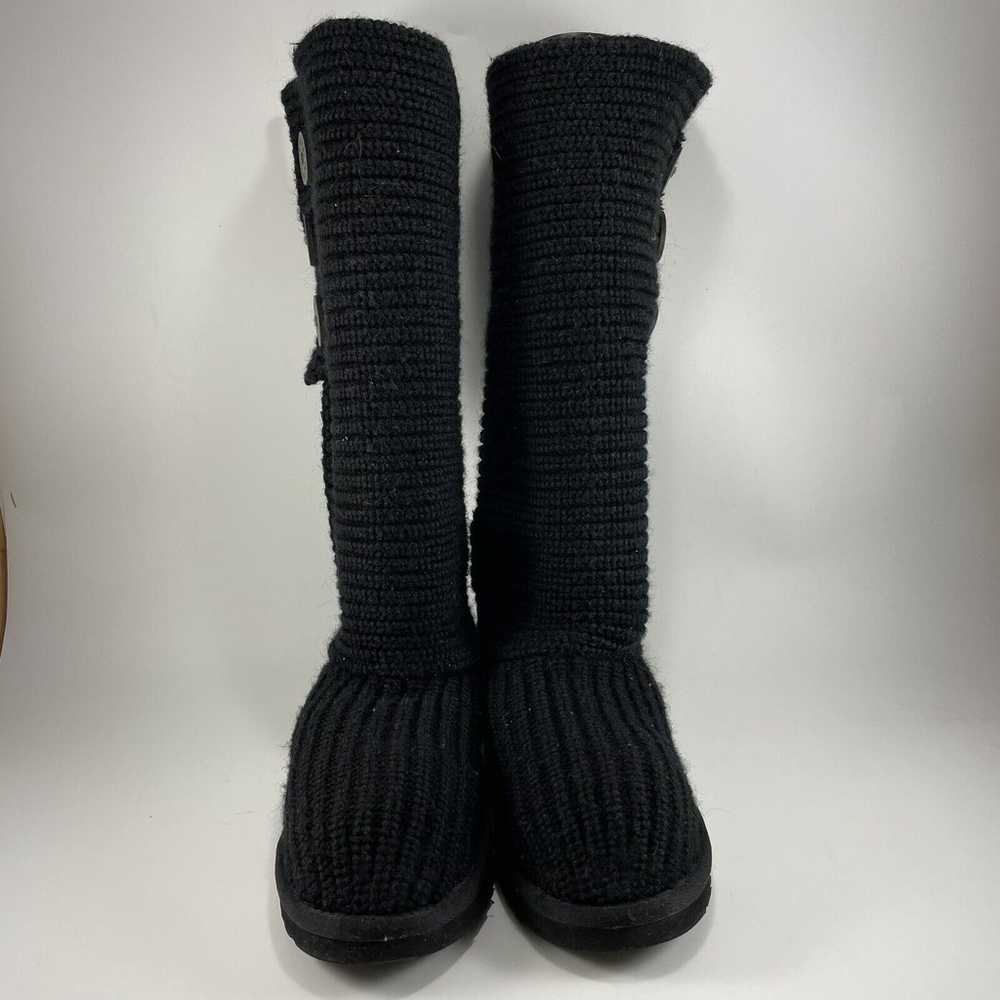 UGG Australia Black Classic Cardy Knit Tall Sweat… - image 3