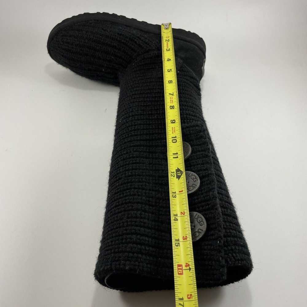 UGG Australia Black Classic Cardy Knit Tall Sweat… - image 7