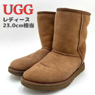 UGG Classic Short Mouton Boots Suede Fur Beige