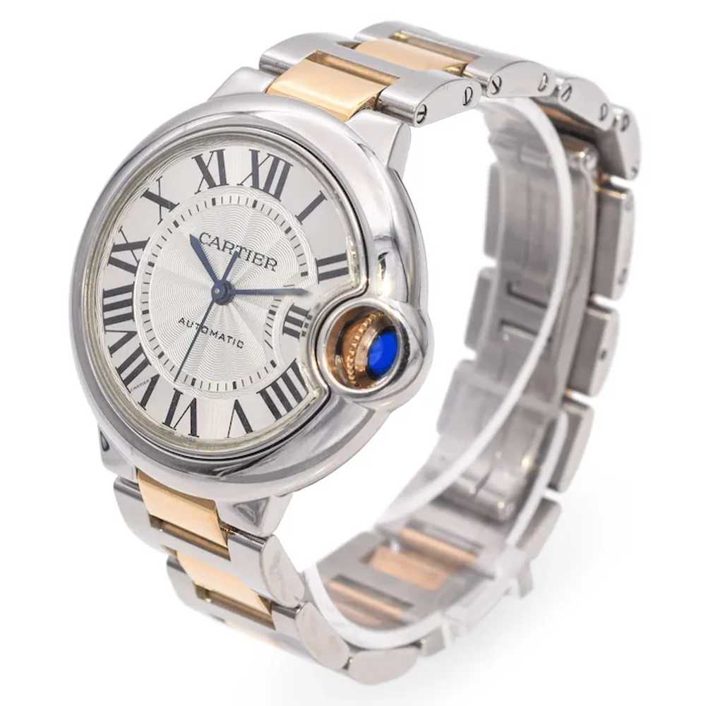 Cartier Ballon Bleu 18K Gold Steel Two Tone Autom… - image 2