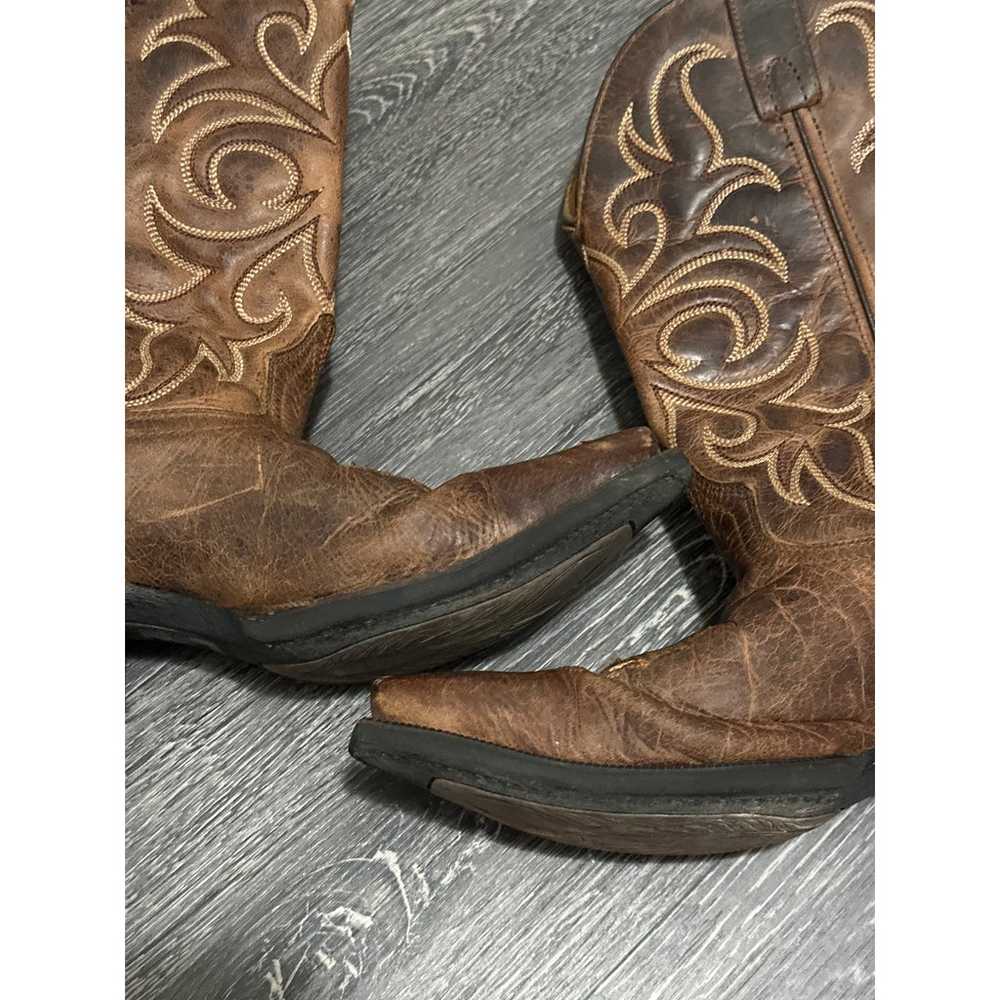 Laredo Brown Cow Girl Women's boots size 7.5 - image 2