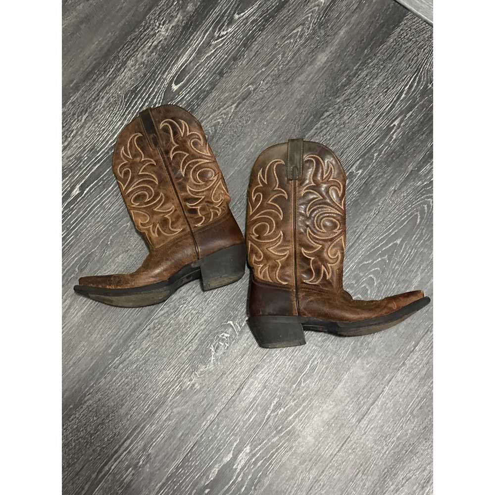 Laredo Brown Cow Girl Women's boots size 7.5 - image 3