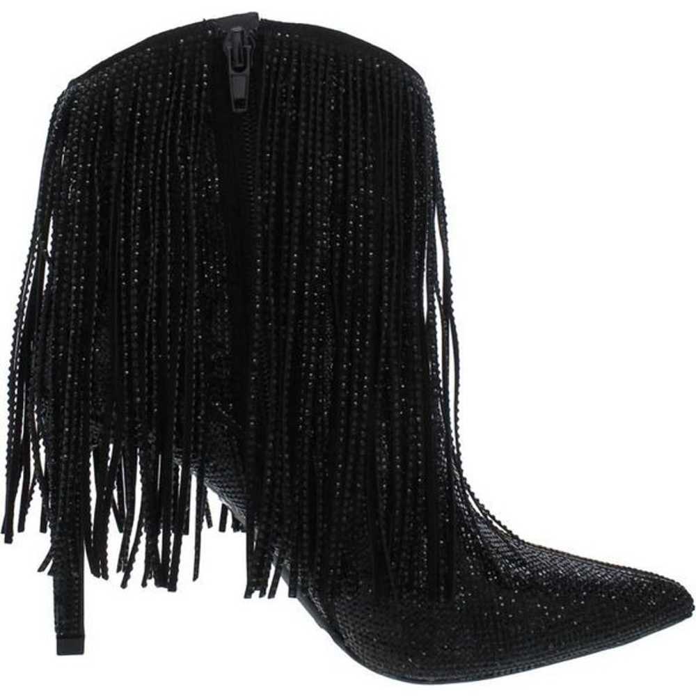 INC Boots Size 6 Black Western Ankle Booties Poin… - image 2