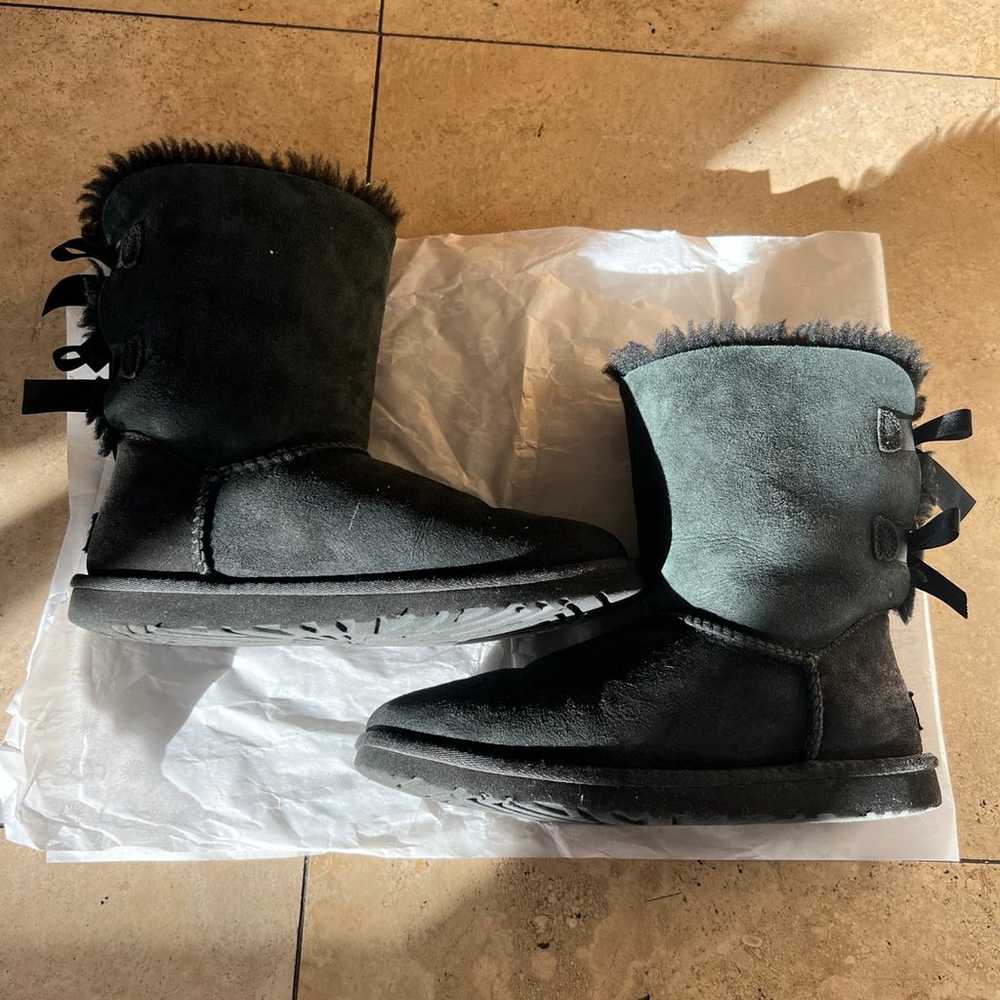 UGG black boots size 6 - image 9