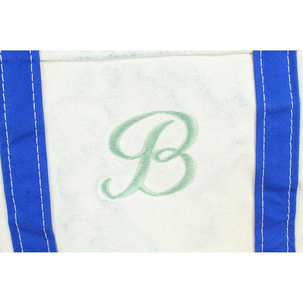 L.L. Bean LL Bean Boat & Tote Monogram Double Han… - image 8