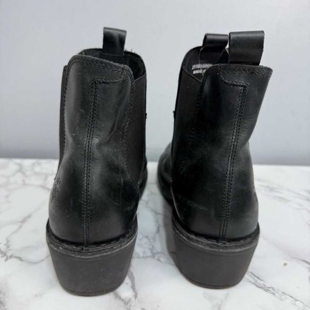 FLY London Women’s Wedge Boots sz 9 Euro 40 Leath… - image 7