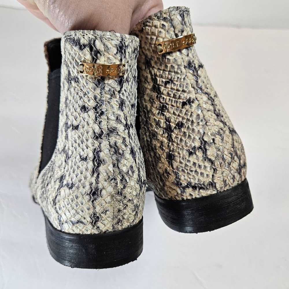 Cole Haan Grand OS Hara Bootie Python Embossed Le… - image 5