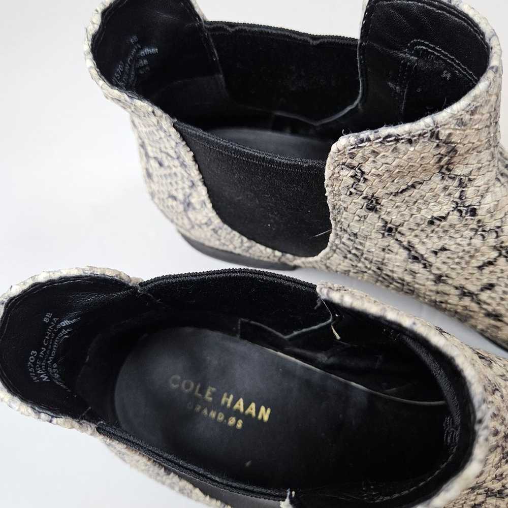 Cole Haan Grand OS Hara Bootie Python Embossed Le… - image 7