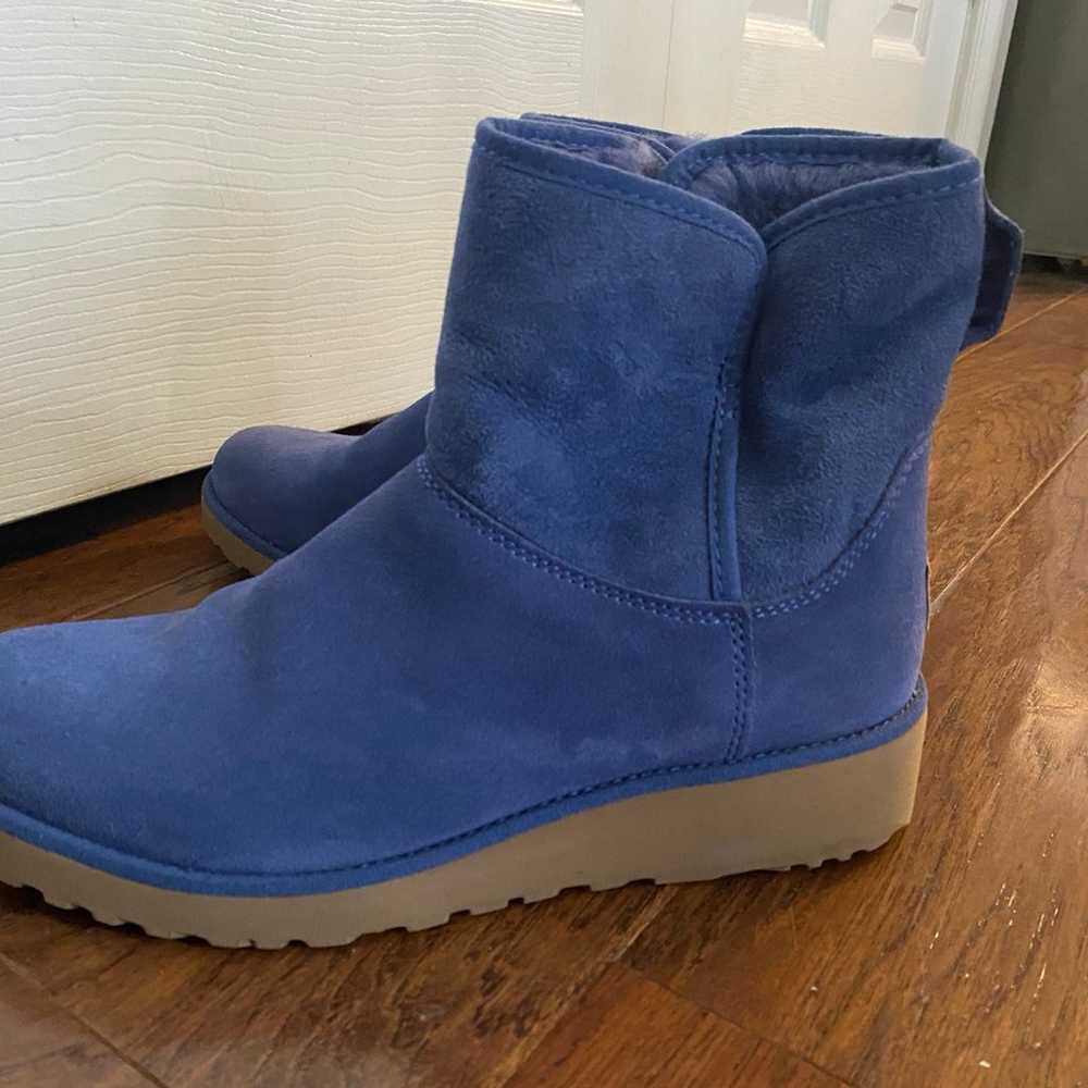 UGG Kristin blue slim booties 9 - image 2