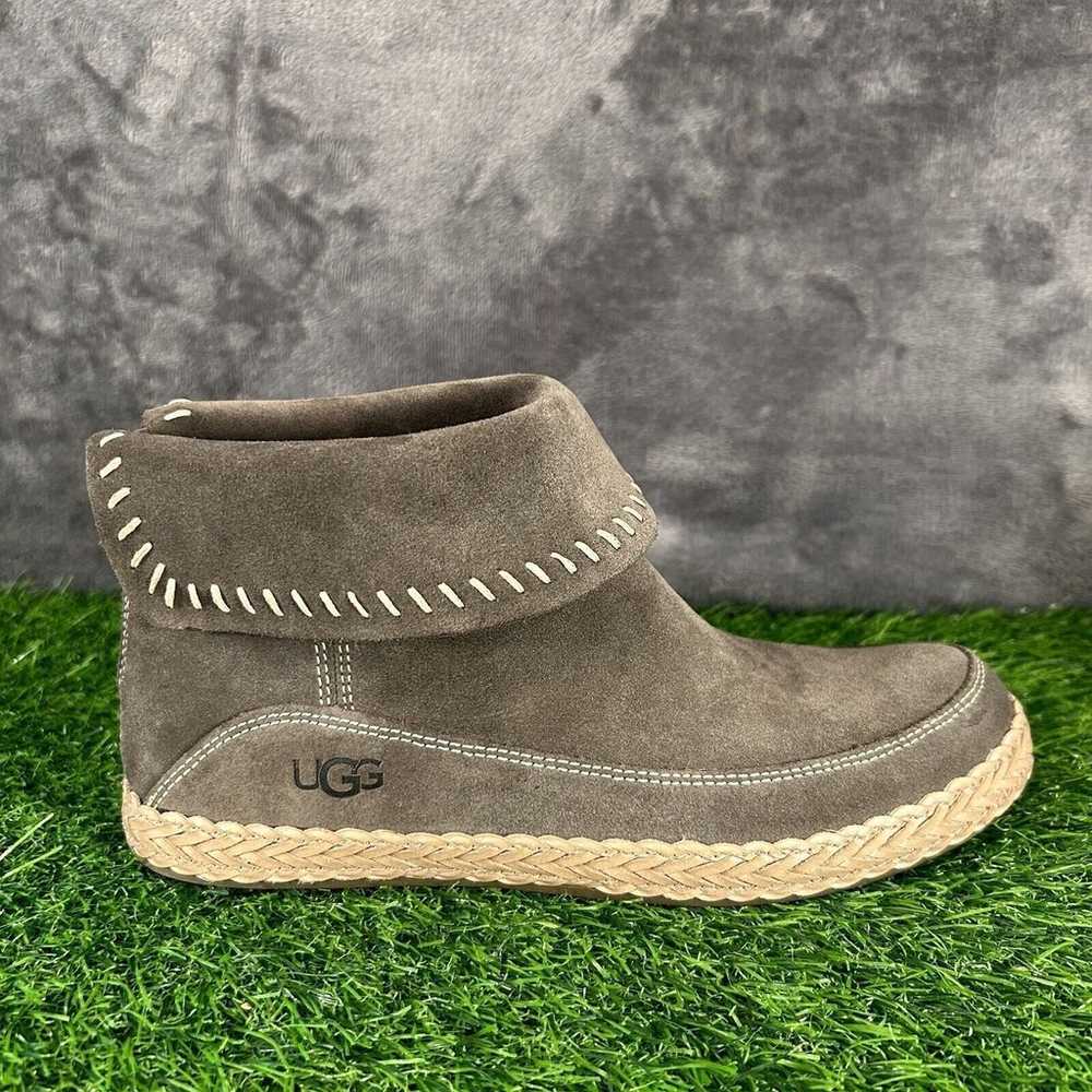 Ugg Varney Mid Boots Womens 6 M Gray Slate Suede … - image 1