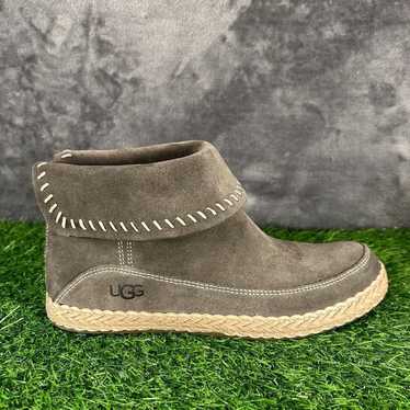 Ugg Varney Mid Boots Womens 6 M Gray Slate Suede … - image 1