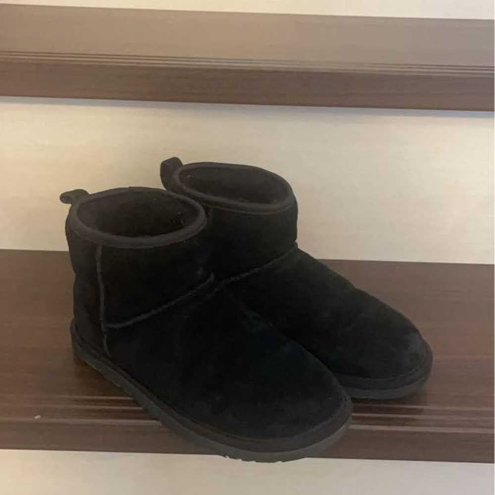 UGG sheepskin boots black, size 23. - image 1