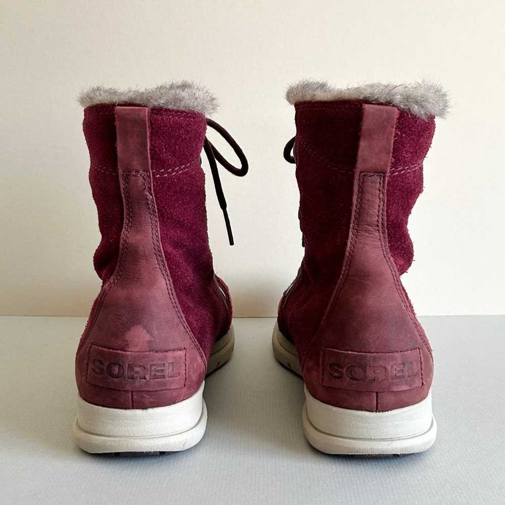 Sorel Explorer Joan Waterproof Cold-Weather Maroo… - image 6