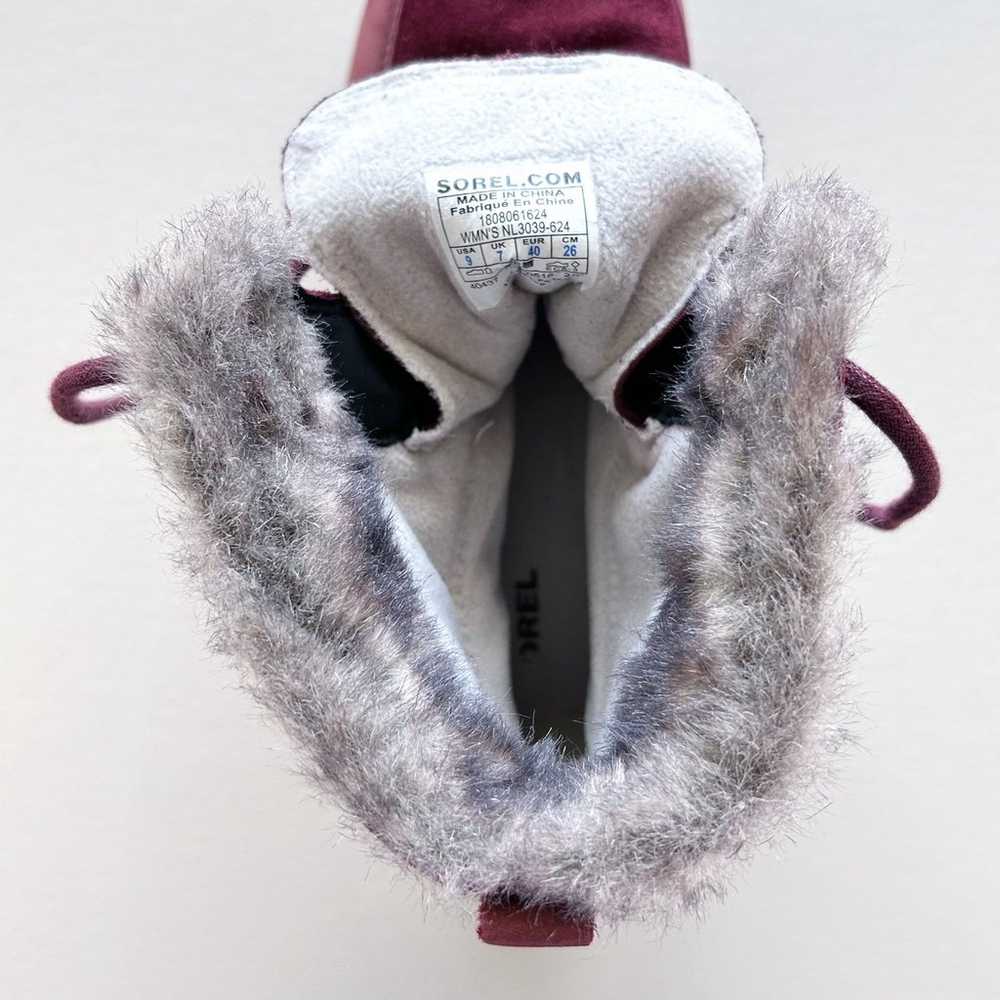 Sorel Explorer Joan Waterproof Cold-Weather Maroo… - image 7