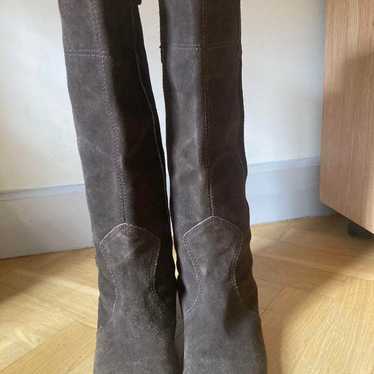 Suede boots, size 36. - image 1