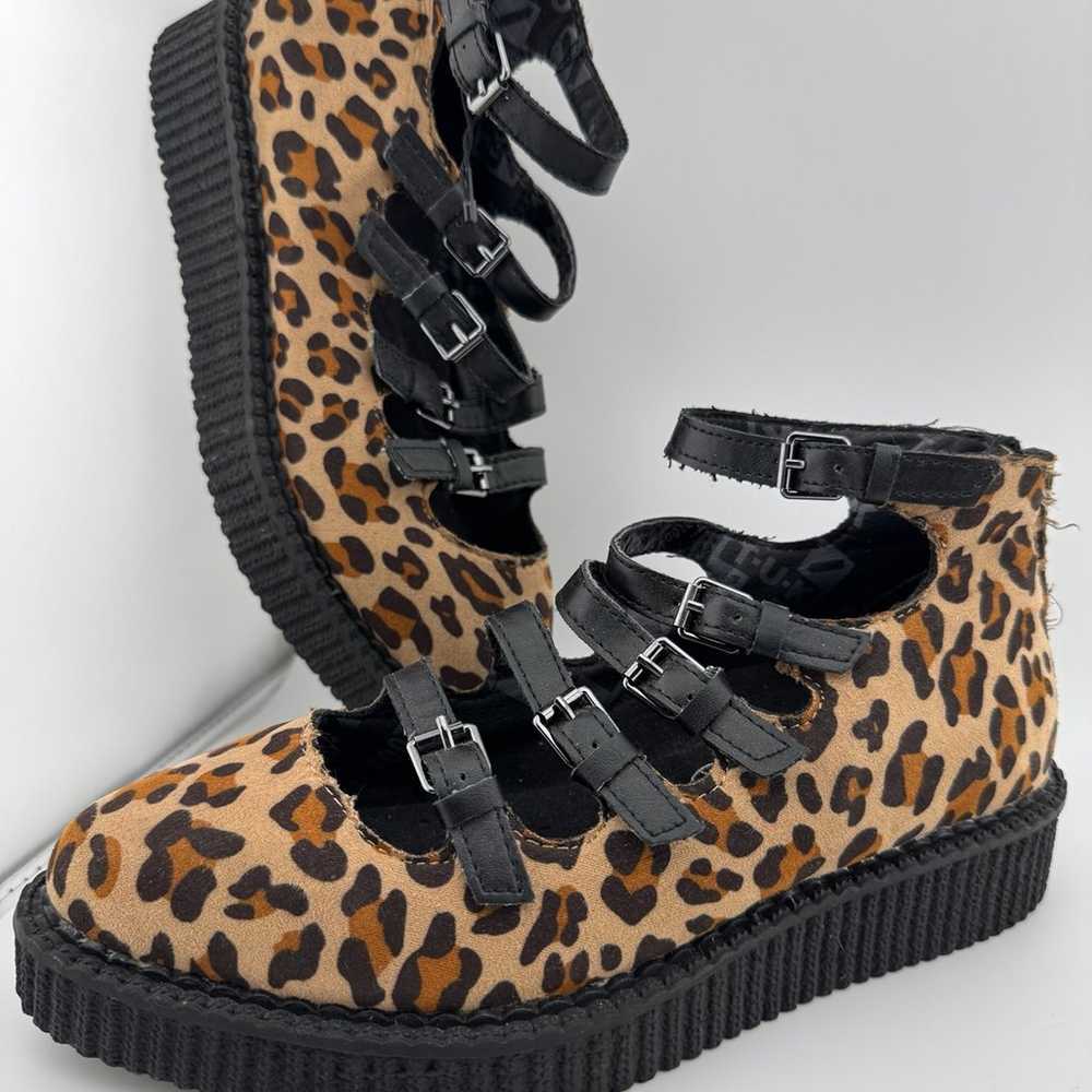 TUK T.U.K Shoe Mary Jane Creeper Womens US 7  Mul… - image 1