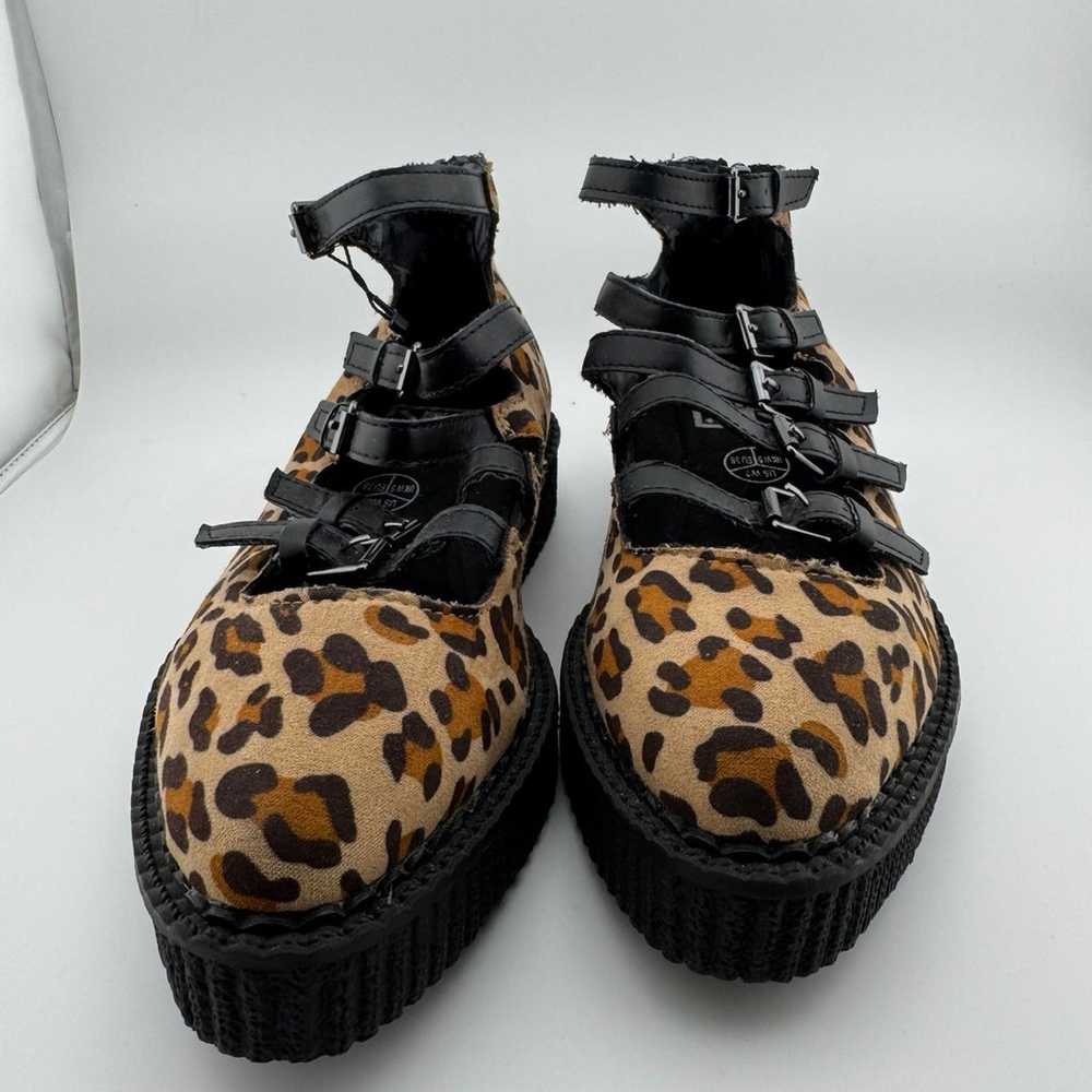 TUK T.U.K Shoe Mary Jane Creeper Womens US 7  Mul… - image 4