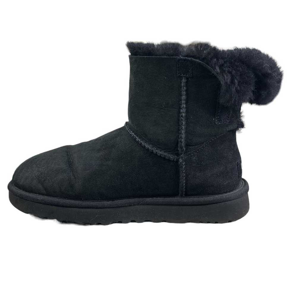 UGG Women’s Mini Bailey Brilliant Black Suede Win… - image 2