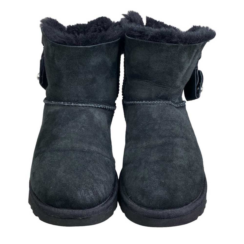 UGG Women’s Mini Bailey Brilliant Black Suede Win… - image 7