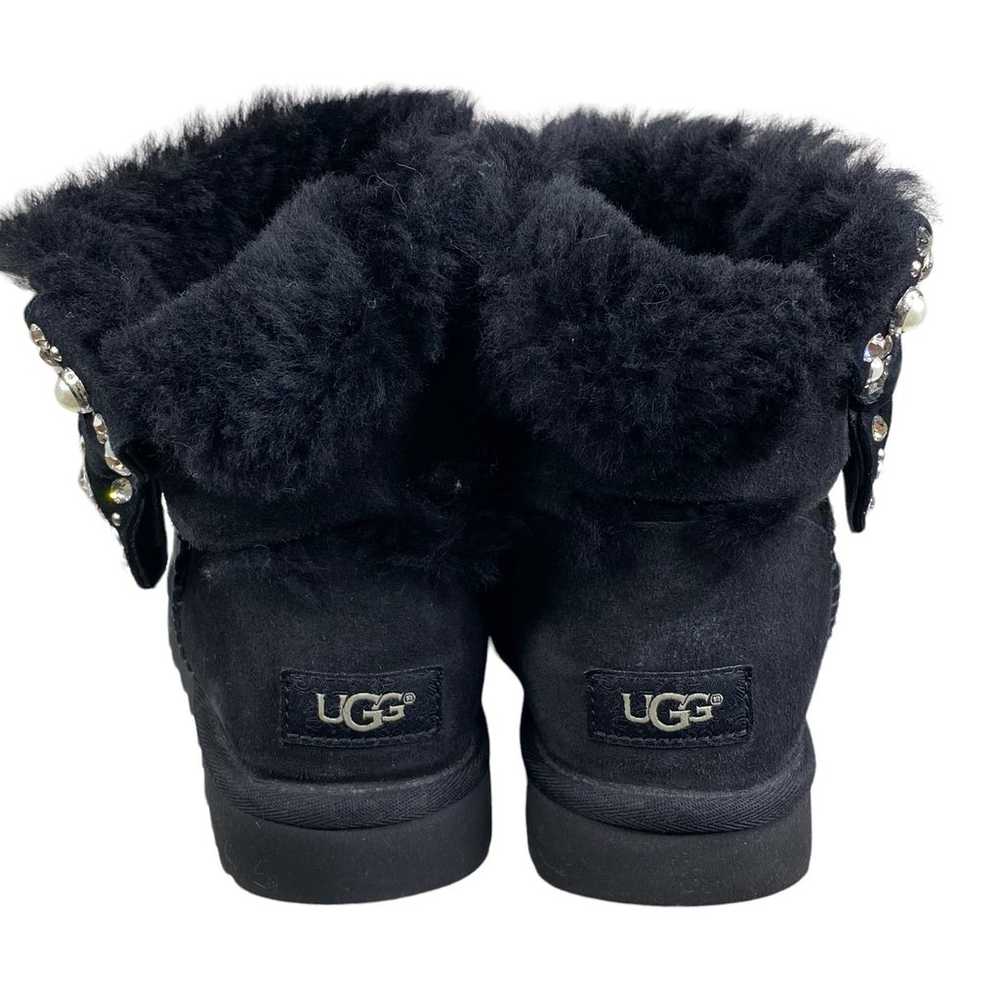 UGG Women’s Mini Bailey Brilliant Black Suede Win… - image 8