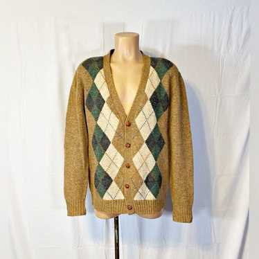 Vintage Vintage Thane Wool Shetland Argyle Cardiga