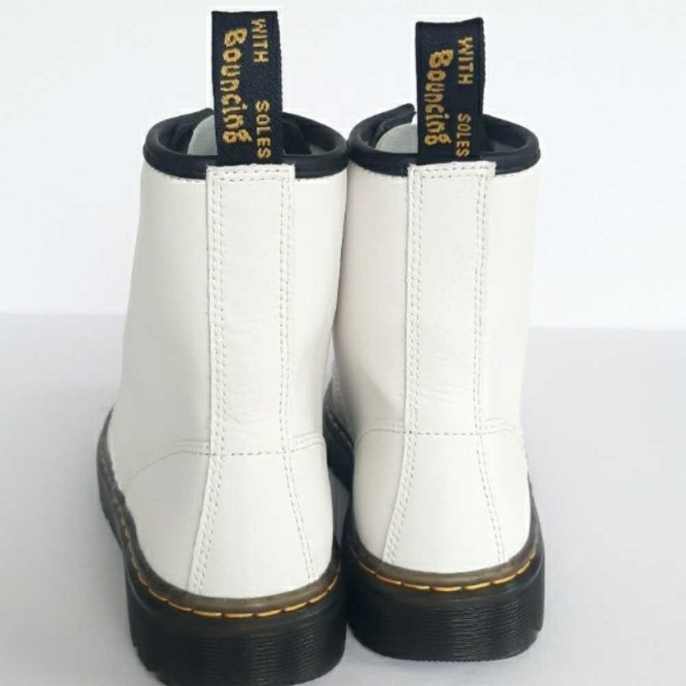 Dr. Martens White Leather Boots Women's size 6 - image 5