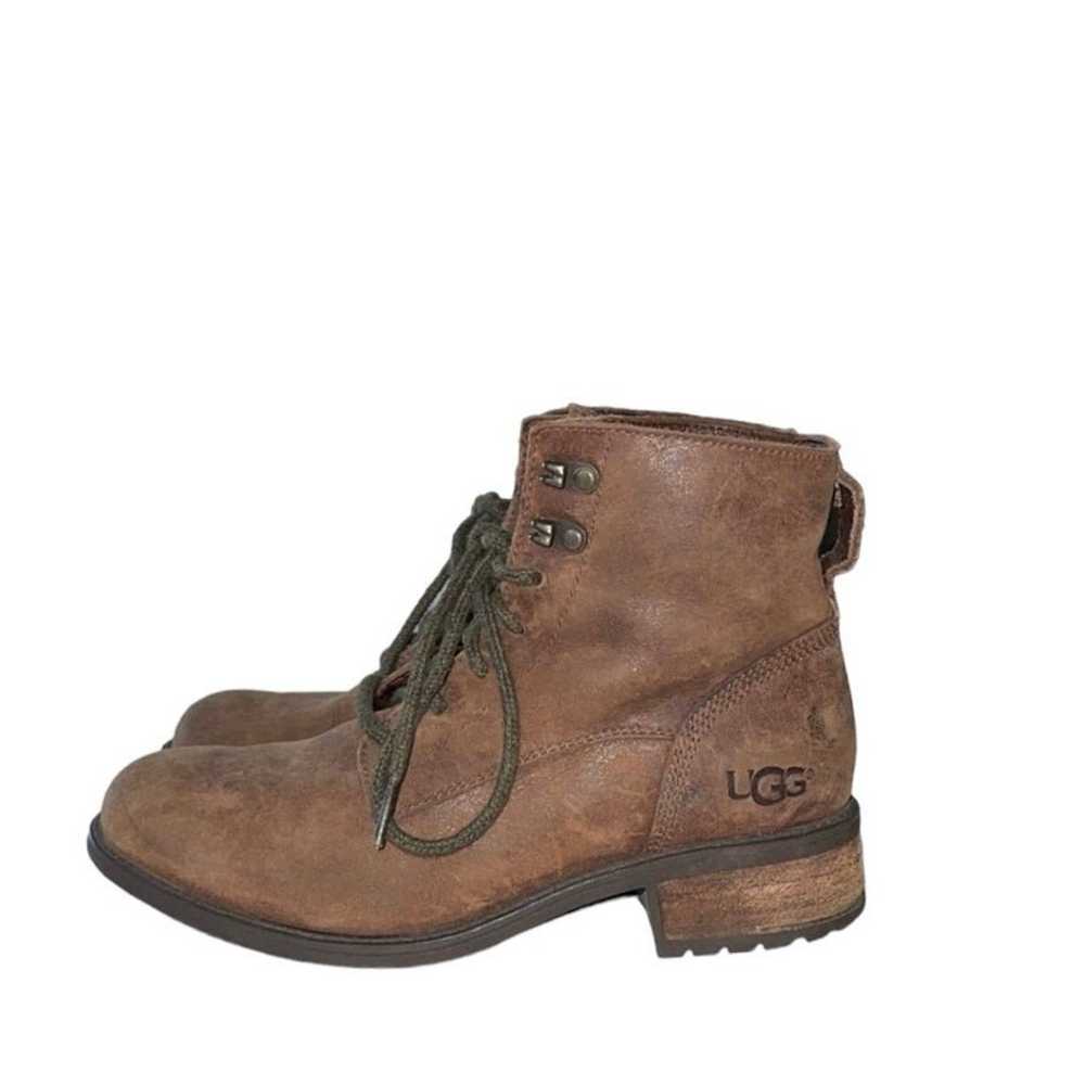 UGG Denhali Brown Leather Fur Lined Waterproof Hi… - image 2