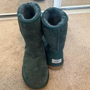 UGG Australia Dark Green/Teal Suede Boots - image 1