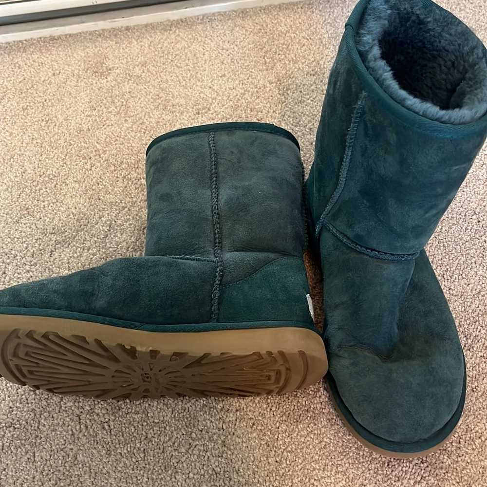 UGG Australia Dark Green/Teal Suede Boots - image 2