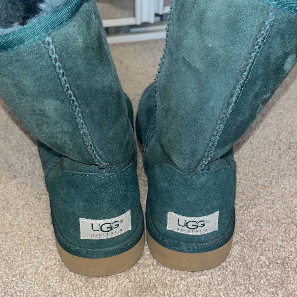 UGG Australia Dark Green/Teal Suede Boots - image 3