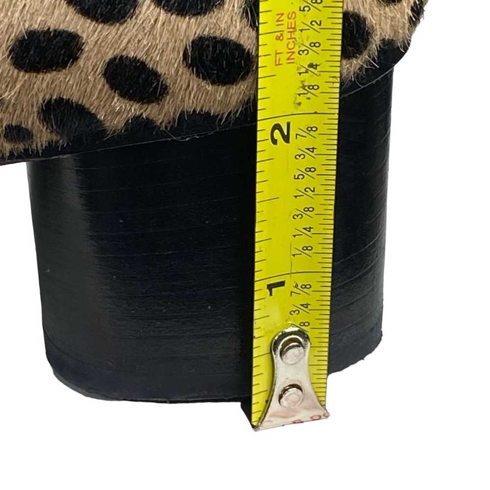 Cavellini Women’s Calf Hair Leopard Print Ankle B… - image 12