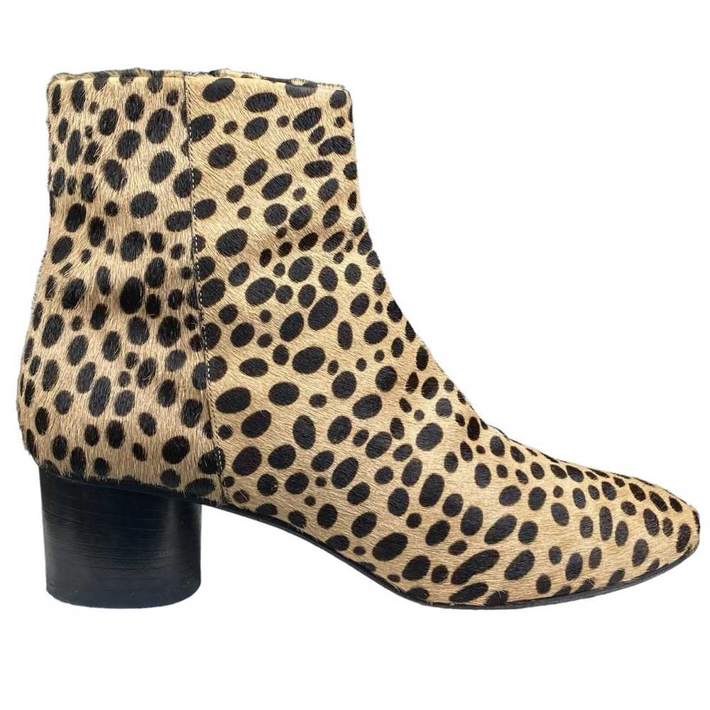 Cavellini Women’s Calf Hair Leopard Print Ankle B… - image 1