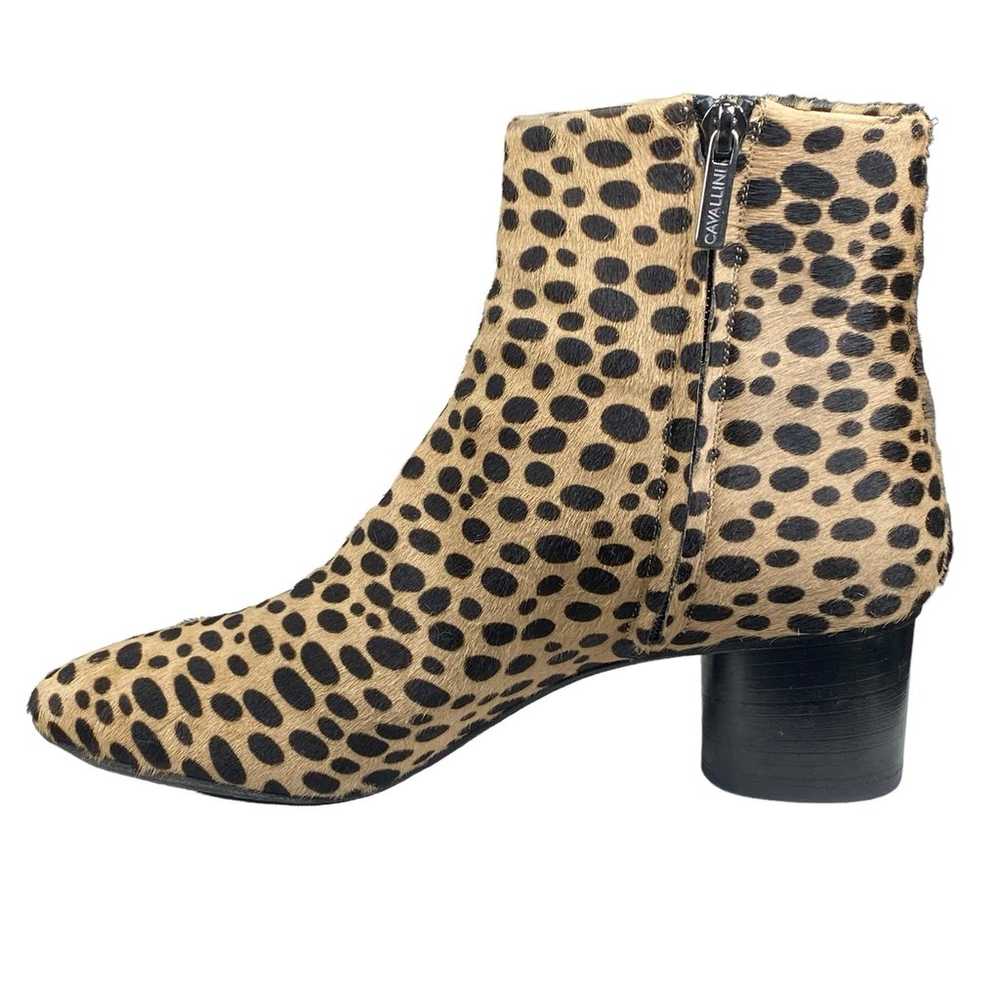 Cavellini Women’s Calf Hair Leopard Print Ankle B… - image 2