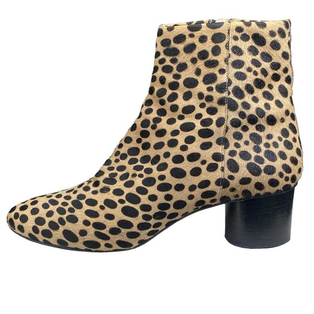 Cavellini Women’s Calf Hair Leopard Print Ankle B… - image 3