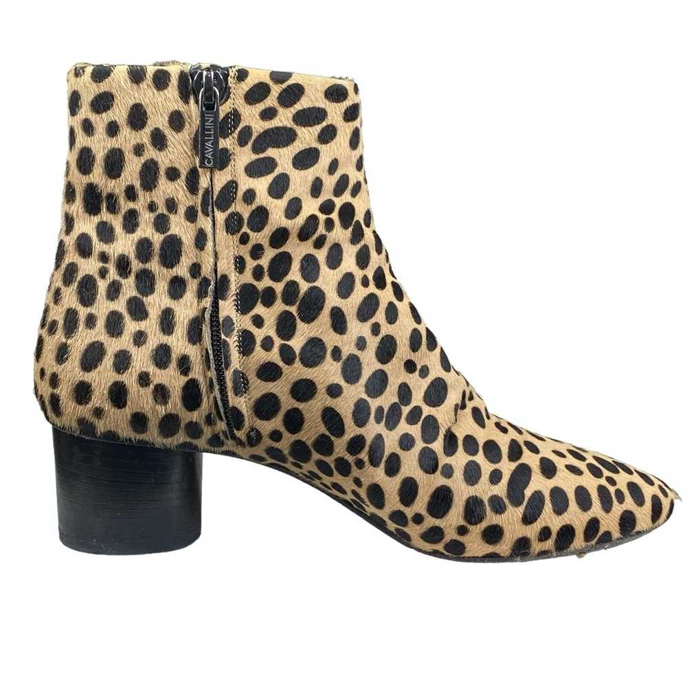 Cavellini Women’s Calf Hair Leopard Print Ankle B… - image 4