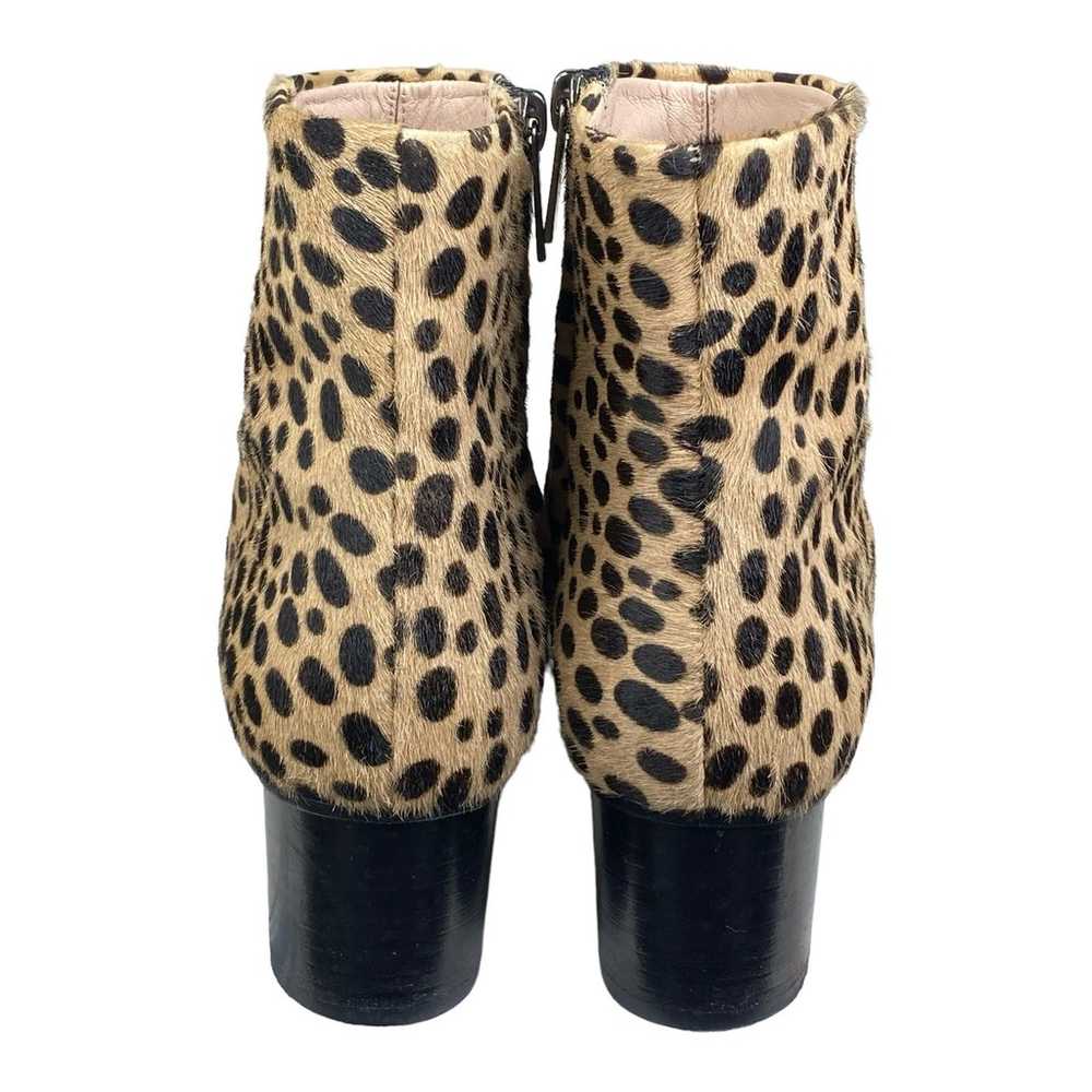 Cavellini Women’s Calf Hair Leopard Print Ankle B… - image 8