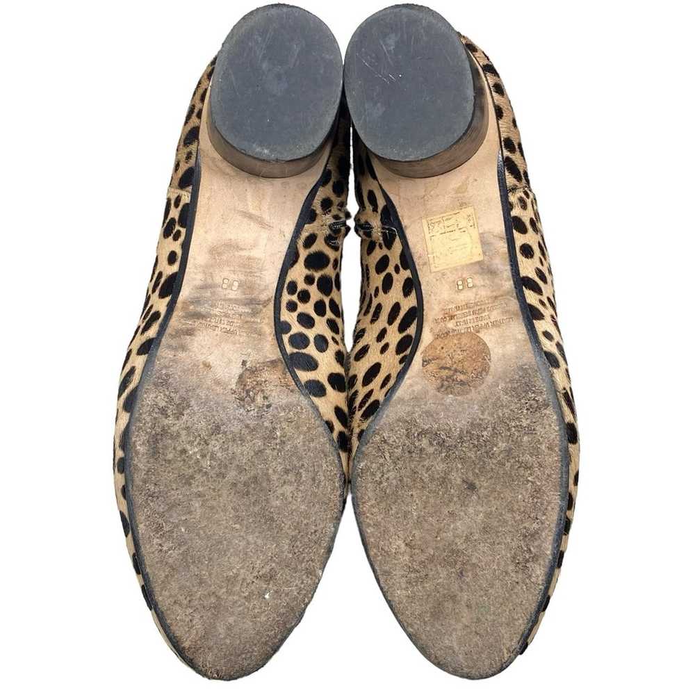 Cavellini Women’s Calf Hair Leopard Print Ankle B… - image 9