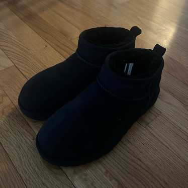 UGG ultra mini black boots