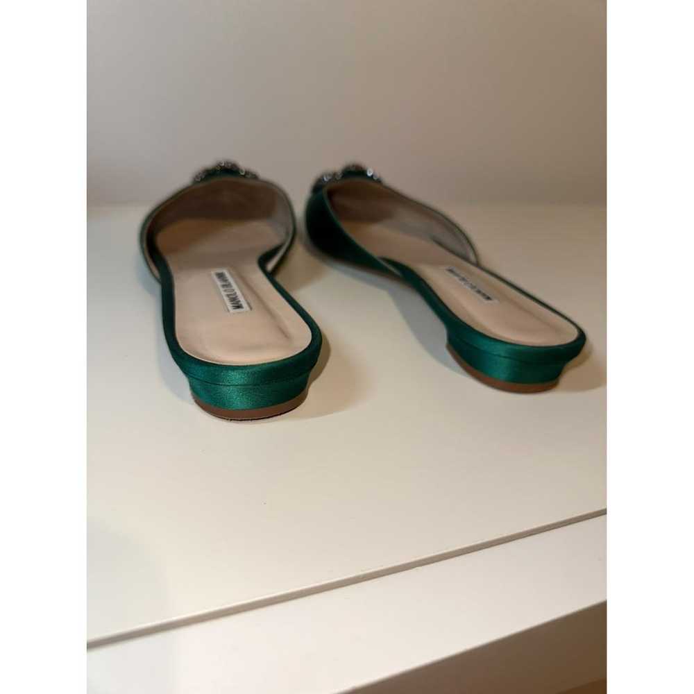 Manolo Blahnik Hangisi silk mules & clogs - image 3