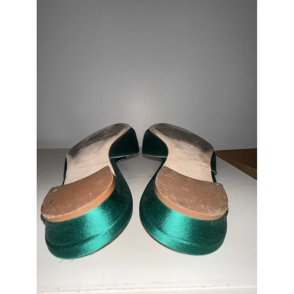 Manolo Blahnik Hangisi silk mules & clogs - image 4