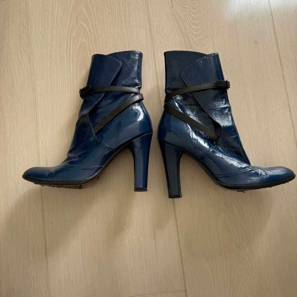 Marc Jacob Geraldine Patent Leather Booties - image 5