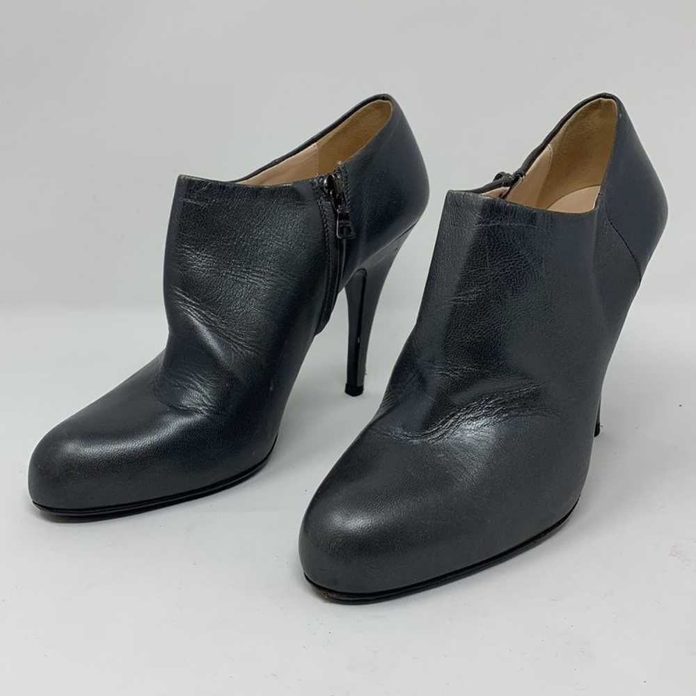 PRADA Mordore Leather Ankle Boots Booties - image 8